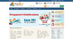 Desktop Screenshot of prep4cert.com